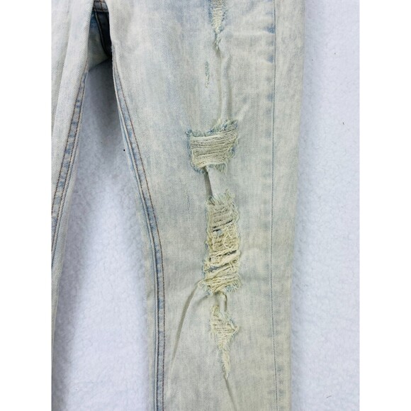 Rag & Bone Womens 25 Off‎ White Capri Skinny Jeans Blue Zipper Hem Denim Pants - Picture 7 of 12